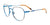 EasyClip EC633 Eyeglasses with Clip-on Sunglasses | Size 51 / Satin Blue & Tortoise