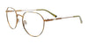 EasyClip EC633 Eyeglasses with Clip-on Sunglasses | Size 51 / Satin Brown & Tortoise