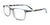 EasyClip EC634 Eyeglasses with Clip-on Sunglasses | Size 50 / Crystal Grey