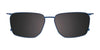EasyClip EC634 Eyeglasses with Clip-on Sunglasses | Size 50 / Black Transparent