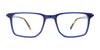 EasyClip EC634 Eyeglasses with Clip-on Sunglasses | Size 50 / Black Transparent