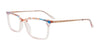 EasyClip EC635 Eyeglasses with Clip-on Sunglasses | Size 52 / Sand Crystal