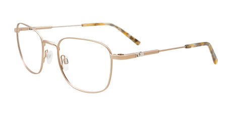 EasyClip EC636 Eyeglasses with Clip-on Sunglasses Soft Gold