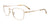 EasyClip EC636 Eyeglasses with Clip-on Sunglasses | Size 51 / Soft Gold