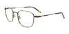 EasyClip EC636 Eyeglasses with Clip-on Sunglasses | Size 51 / Dark Steel