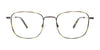 EasyClip EC636 Eyeglasses with Clip-on Sunglasses | Size 51 / Blue