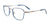 EasyClip EC636 Eyeglasses with Clip-on Sunglasses | Size 51 / Blue