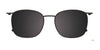 EasyClip EC637 Eyeglasses with Clip-on Sunglasses | Size 49 / Clip Only (Color №010)