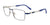 EasyClip EC638 Eyeglasses with Clip-on Sunglasses | Size 50 / Navy Blue & Silver
