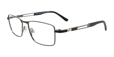 EasyClip EC638 Eyeglasses with Clip-on Sunglasses | Size 50