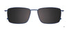 EasyClip EC638 Eyeglasses with Clip-on Sunglasses | Size 50 / Clip Only (Color №050)
