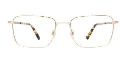 EasyClip EC639 Eyeglasses with Clip-on Sunglasses / Size 54 / Gold