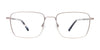 EasyClip EC639 Eyeglasses with Clip-on Sunglasses | Size 54 / Gold