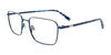 EasyClip EC639 Eyeglasses with Clip-on Sunglasses | Size 54 / Navy