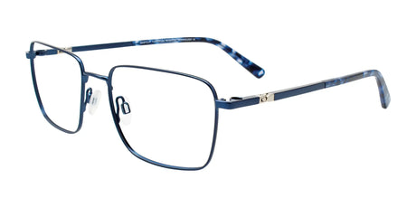 EasyClip EC639 Eyeglasses with Clip-on Sunglasses Navy