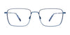 EasyClip EC639 Eyeglasses with Clip-on Sunglasses | Size 54 / Gold