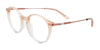 EasyClip EC640 Eyeglasses | Size 45 / Lt Brown To Crystal/Copper