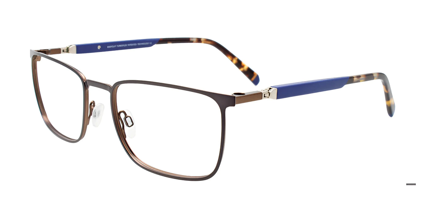 EasyClip EC641 Eyeglasses with Clip-on Sunglasses Greyish Blue