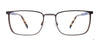 EasyClip EC641 Eyeglasses with Clip-on Sunglasses | Size 53 / Black