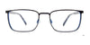 EasyClip EC641 Eyeglasses with Clip-on Sunglasses | Size 53 / Black
