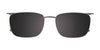 EasyClip EC641 Eyeglasses with Clip-on Sunglasses | Size 53 / Clip Only (Color №020)