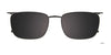 EasyClip EC641 Eyeglasses with Clip-on Sunglasses | Size 53 / Clip Only (Color №050)