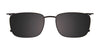 EasyClip EC641 Eyeglasses with Clip-on Sunglasses | Size 53 / Clip Only (Color №090)
