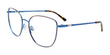 EasyClip EC643 Eyeglasses with Clip-on Sunglasses | Size 54