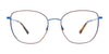 EasyClip EC643 Eyeglasses with Clip-on Sunglasses | Size 54 / Dark Brown