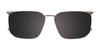 EasyClip EC644 Eyeglasses with Clip-on Sunglasses | Size 54 / Black