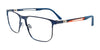 EasyClip EC644 Eyeglasses with Clip-on Sunglasses | Size 54 / Dark Blue