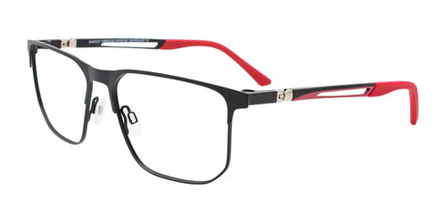 EasyClip EC644 Eyeglasses with Clip-on Sunglasses / Size 54 / Black