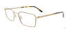 EasyClip EC645 Eyeglasses with Clip-on Sunglasses | Size 53 / Tortoise & Gold