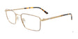 EasyClip EC645 Eyeglasses with Clip-on Sunglasses Tortoise & Gold