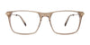 EasyClip EC646 Eyeglasses with Clip-on Sunglasses | Size 53 / Blue Trasparent