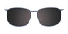 EasyClip EC646 Eyeglasses with Clip-on Sunglasses | Size 53 / Clip Only (Color №070)