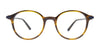 EasyClip EC647 Eyeglasses with Clip-on Sunglasses | Size 49 / Greysh Brown & Brown