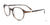 EasyClip EC647 Eyeglasses with Clip-on Sunglasses | Size 49 / Greysh Brown & Brown