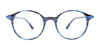 EasyClip EC647 Eyeglasses with Clip-on Sunglasses | Size 49 / Greysh Brown & Brown