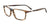 EasyClip EC648 Eyeglasses with Clip-on Sunglasses | Size 54 / Matt Marble Brown / Bronze
