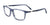 EasyClip EC648 Eyeglasses with Clip-on Sunglasses | Size 54 / Matt Marble Blue / Blue