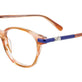 Brown Striped & Blue