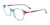 EasyClip EC649 Eyeglasses | Size 45 / Teal Striped & Red