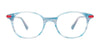 EasyClip EC649 Eyeglasses | Size 45 / Brown Striped & Blue