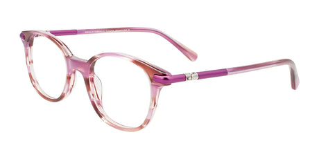 EasyClip EC649 Eyeglasses Purple Striped & Lime