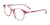 EasyClip EC649 Eyeglasses | Size 45 / Purple Striped & Lime