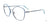 EasyClip EC650 Eyeglasses with Clip-on Sunglasses | Size 53 / Light Blue & Blue