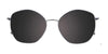EasyClip EC650 Eyeglasses with Clip-on Sunglasses | Size 53 / Light Blue & Blue