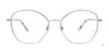 EasyClip EC650 Eyeglasses with Clip-on Sunglasses | Size 53 / Light Blue & Blue