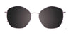 EasyClip EC650 Eyeglasses with Clip-on Sunglasses | Size 53 / Clip Only (Color №080)